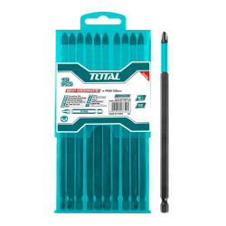 TOTAL Μύτες μαγνητικές μαύρες PH2 150mm (10τεμ)
