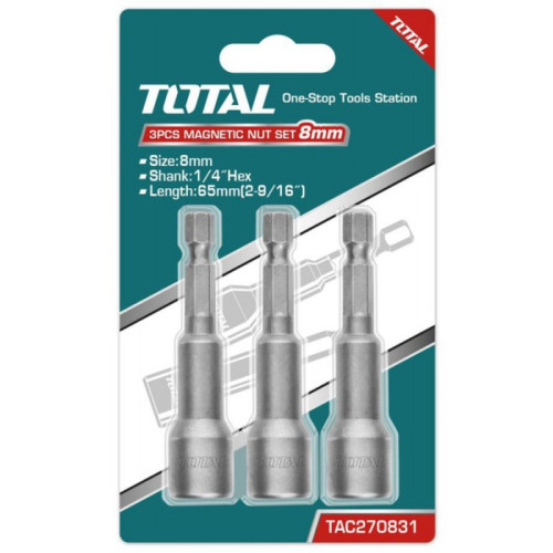 TOTAL ΜΑΓΝΗΤΙΚΟ ΚΑΡΥΔΑΚΙ 13mm 3ΤΕΜ (TAC271331)