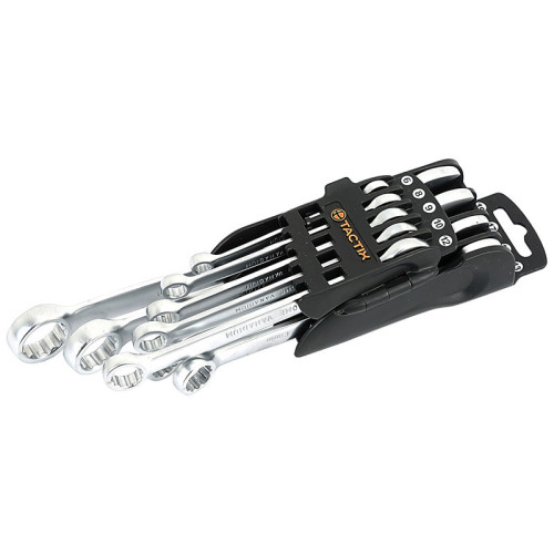 TACTIX - Γερμανοπολύγωνα κλειδιά cr-v Σετ 9Τεμ Σε Θήκη 6-19 mm (370501)