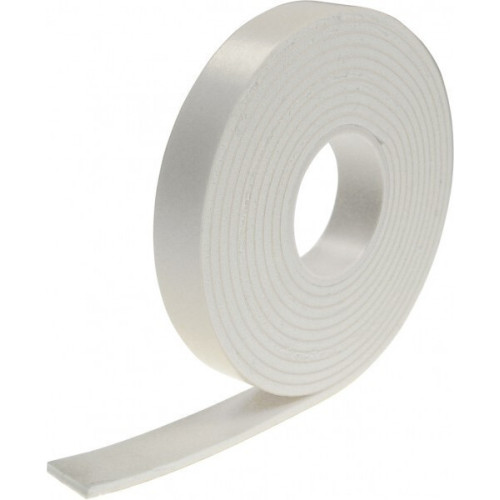 Αυτοκόλλητη Αφρώδης Ταινία Διπλής Όψης Λευκή 19mmx5m