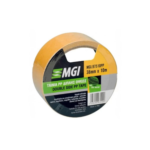 MGI - 38mmx10m Αυτοκόλλητη Ταινία Διπλής Όψης (97510PP)