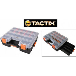 TACTIX - Ταμπακιέρα πλαστική με 2 συρτάρια καί αποσπώμενες θήκες (320043)
