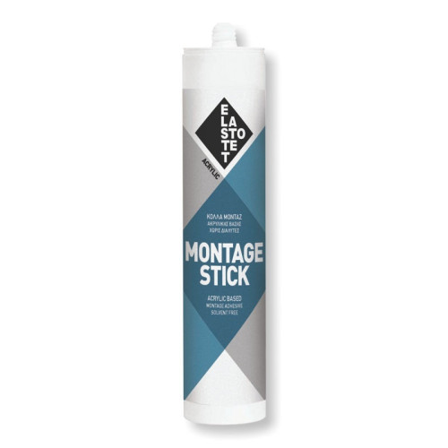 ELASTOTET - Montage Στικ Μονταζόκολλας Λευκή 280ml (P.00693)