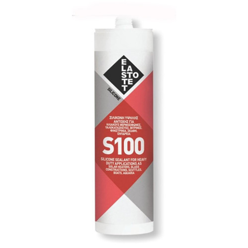 S100 ΣΙΛΙΚΟΝΗ ΟΞΙΝΗ ΥΨΗΛΗΣ ΑΝΤΟΧΗΣ ΔΙΑΦΑΝΗ ELASTOTET 280ML 32559