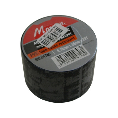 MORGAN - 48mmx18.3m Μονωτική Ταινία Μαύρη (MO.0004746)