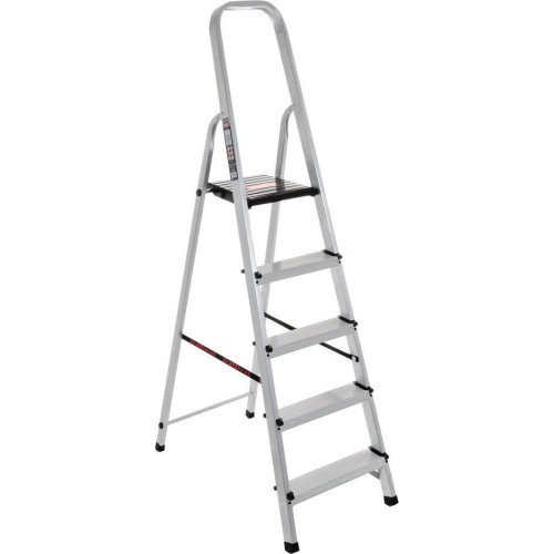 Hobby Σκάλα Αλουμινίου με 4+1 Σκαλοπάτια
