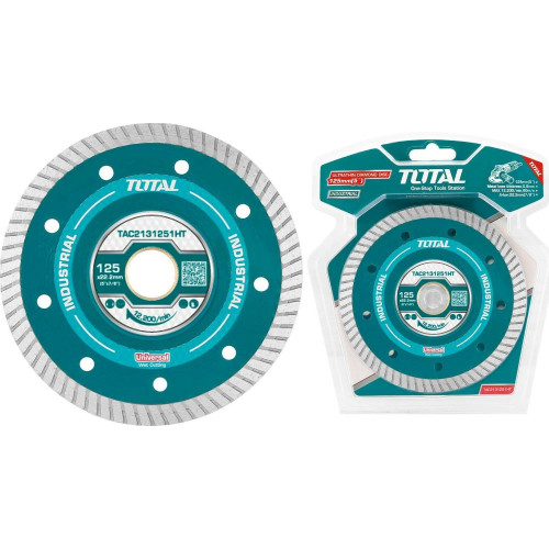 Total Διαμαντόδισκος Universal Υγράς Κοπής TAC2131251HT 125mm