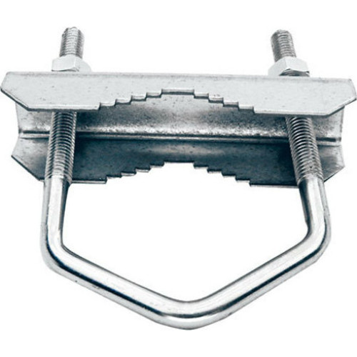  Δαγκάνα - Ζύγγι Κάγκελου Μεταλλικό Μεσαίο Για Την Στήριξη Ιστού Κεραίας