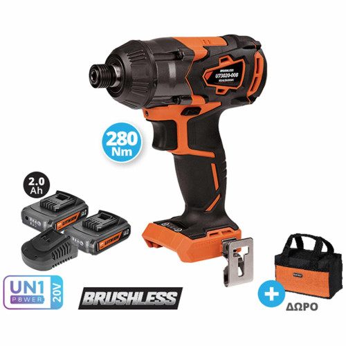 Krausmann Παλμικό Κατσαβίδι Μπαταρίας  Brushless 20V