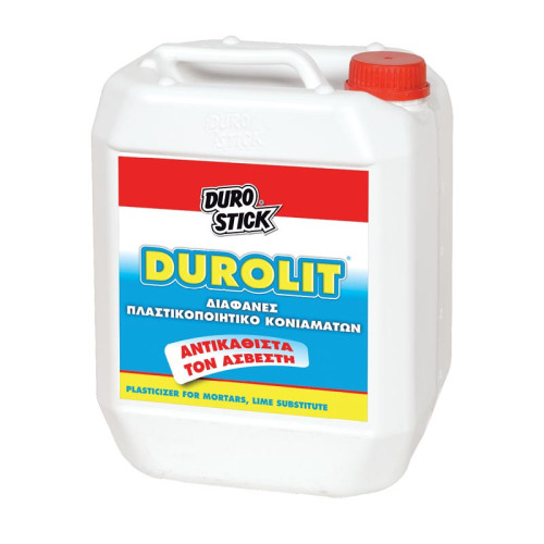 DUROLIT Πλαστικοποιητής, αντικαθιστά τον ασβέστη ΣΥΣΚΕΥΑΣΙΑ 5lt