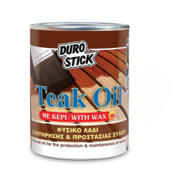 DUROSTICK TEAK OIL Συντηρητικό και Προστατευτικό Ξύλου με Κερί 750ml