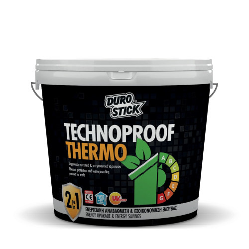 TECHNOPROOF THERMO Θερμοπροστατευτικό και Στεγανωτικό ταρατσών 12kg