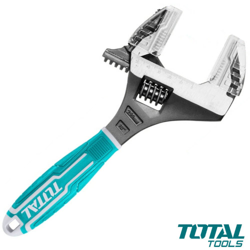 Total THT10210G Γαλλικό κλειδί κοντό με άνοιγμα 52mm και ναυλον πρόσθετα