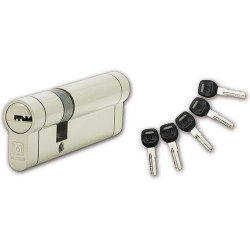 Martin Κύλινδρος Κλειδαριάς Ασφαλείας 60mm Ασημί