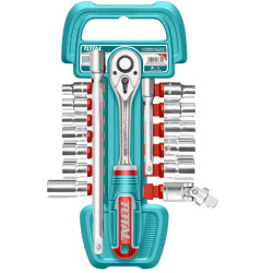 TOTAL  Καστάνια Σετ Καρυδάκια 1/2'' 17 Τεμαχια 
