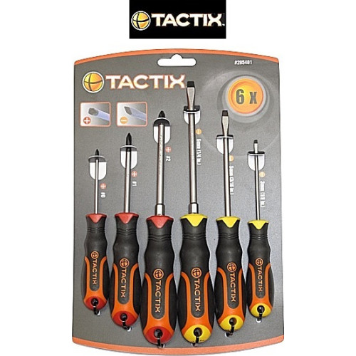 Tactix Σετ 6 Κατσαβίδια (205401)