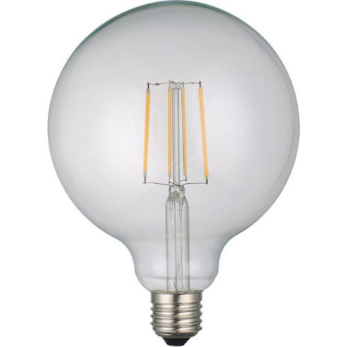 Fos Me Λαμπτήρας LED Σφαιρικός E27 12W Dimmable Filament Clear