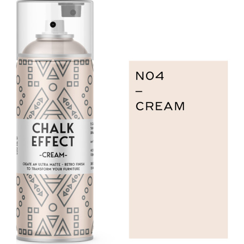 Cosmos Lac Chalk Effect Spray Κιμωλίας N04 Cream Μπεζ 400ml