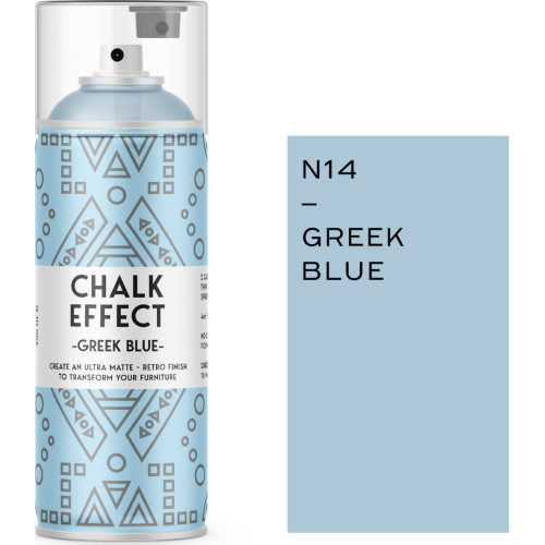 Cosmos Lac Chalk Effect Spray Κιμωλίας N14 Greek Blue 400ml