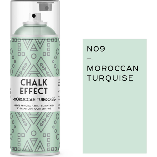 Cosmos Lac Chalk Effect Spray Κιμωλίας N09 Moroccan Turqoise 400ml