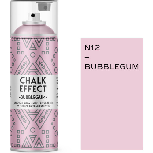Cosmos Lac Chalk Effect Spray Κιμωλίας N12 Bubblegum Ροζ 400ml