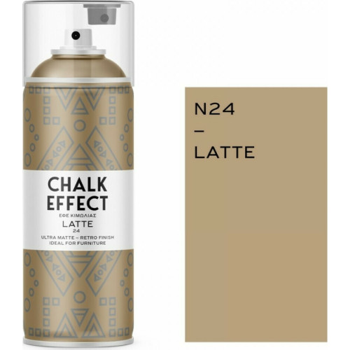Cosmos Lac Chalk Effect Spray Κιμωλίας Latte N24 Latte Καφέ 400ml