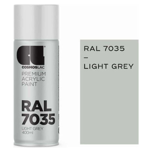 Cosmos Lac Σπρέι Βαφής Ακρυλικό Light Grey 7035 400ml