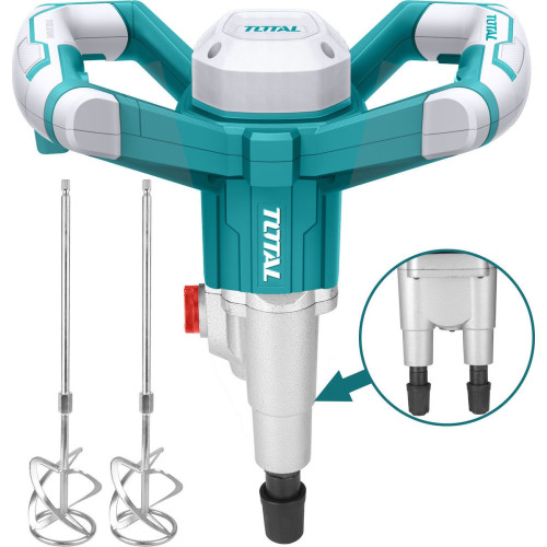 Total Ηλεκτρικός Διπλός Αναδευτήρας 1800W με Εξάρτημα Ανάδευσης