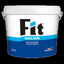 VIVECHROM - 3lt Fit Emulsion Πλαστικό Χρώμα για Εσωτερική Χρήση