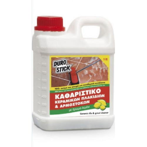 DUROSTICK Όξινο Καθαριστικό Πλακιδίων για οικοδομικά κατάλοιπα 1lt