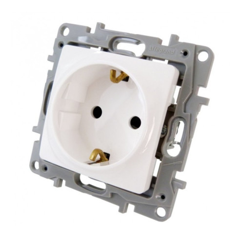 LEGRAND NILOE Πρίζα Σούκο Χωνευτή 2Π+Γ Ασφαλείας 16A-250V