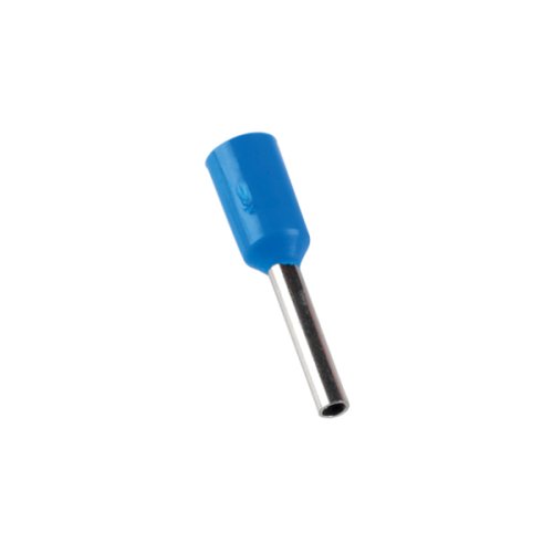 TERMINALS  ΜΟΝΩΜΕΝΟΙ ΤΕΡΜΑΤΙΚΟΙ ΚΑΛΩΔΙΩΝ E 7508/ΜΠΛΕ (100 τμχ. ανά συσκευασία)