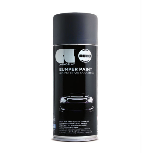 Σπρέι cosmos lac χρώμα προφυλακτήρα μαύρο / bumper paint 400ml