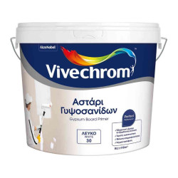 VIVECHROM ΑΣΤΑΡΙ ΓΥΨΟΣΑΝΙΔΩΝ ECO 30 ΛΕΥΚΟ 3L